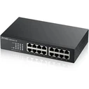 Zyxel GS1100-16EPS-EU0101F Managed L2 PoE+ Switch, 16-Port Gigabit (1 Gbps) — 135W PoE