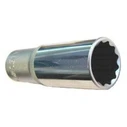 Jonnesway Long Air Socket, Square Drive 1/2" (S04HD4709) - 9mm/12mm, 76mm length