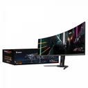 Gigabyte AORUS CO49DQ EK 49" Ultrawide OLED Καμπύλη Gaming Οθόνη 5120x1440 144Hz