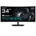 86.4 cm / 34" (3440x1440) GIGABYTE G34WQC2 1500R WQHD VA 1ms 200Hz HDMI DisplayPort HDR VESA Speakers