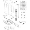 Teltonika Outdoor LTE/Wi‑Fi/GPS Omnidirectional Antenna for RUT9-series (PR1ICC60)