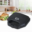 Maestro Sandwich Toaster for 2 Sandwiches 750W Black MR-708