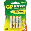 GP Batteries Μπαταρία Αλκαλική AAA LR03 GP Ultra Alkaline G-TECH