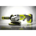 Γωνιακός τροχός Ryobi R18AG-140S με σετ: μπαταρία 4.0 Ah, φορτιστής, δίσκος λείανσης και τσάντα