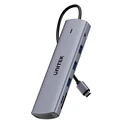 Unitek USB-C Docking Station / 11-in-1 USB-C Hub (uHUB U11+ D1113BGY) — HDMI 4K, 100W PD, Gigabit Ethernet, SD/microSD Card Reader