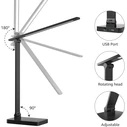 Lampa LED Φωτιστικό Γραφείου Μαύρο PR310004