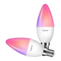 Lepro Smart Λάμπες LED 9W E14 A23 RGB Dimmable 2τμχ BC1-EU-2-W