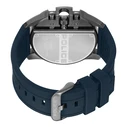Police Men's Watch PEWGQ2203604M (48 mm) - Grey Dial, Blue Silicone Strap, Quartz Chronograph