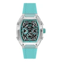 ICE Women's 45mm Quartz Analog Watch with Blue Silicone Rubber Strap (Model 24287)