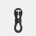 Native Union Metatropeis kai Antaptoreis Belt Braided USB 2.0 Cable USB-C male USB-C 60W PD Black 1.2m