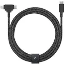 Native Union Καλώδιο Μετατροπέας Belt USB to Type C Lightning Μαύρο 1.8m