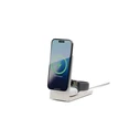 Native Union Rise 3-in-1 Ασύρματος Φορτιστής Qi2 15W με Καλώδιο USB-C 2m και Φορτιστή Τοίχου 35W (GaN) - Light Grey