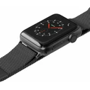 LAUT Steel Loop Μαύρο Ατσάλινο Milanese λουράκι για Apple Watch (42mm/44mm)