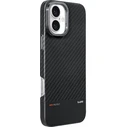 Laut Kev Aramid Fiber Back Cover for iPhone 16 - Black