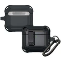 LAUT ZENTRY Black Protective Case for Apple AirPods 4th Gen.