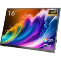 Minix Φορητό Monitor 16" FHD 1920x1200 Ασημί (SF16T)