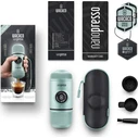 Wacaco Nanopresso Χειροκίνητη Μηχανή 18 bar με Δοχείο Καφέ 8 g Arctic Blue