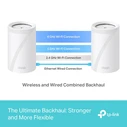 TP-LINK Router Deco BE65 2 Pack BE9300 Whole Home Mesh Wi-Fi 7 System Tri Band