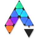 Nanoleaf Shapes Ultra Μαύρο Mini Τρίγωνο Expansion Pack - 10 Επιπλέον Mini Τριγωνικά LED Panel, Έξυπνο RGBW Wi‑Fi Φωτιστικό Τοίχου, Music Sync, Συμβατό με Alexa, Apple HomeKit, Google Assistant, IFTTT