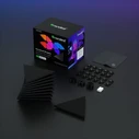 Nanoleaf Shapes Ultra Μαύρο Mini Τρίγωνο Expansion Pack - 10 Επιπλέον Mini Τριγωνικά LED Panel, Έξυπνο RGBW Wi‑Fi Φωτιστικό Τοίχου, Music Sync, Συμβατό με Alexa, Apple HomeKit, Google Assistant, IFTTT