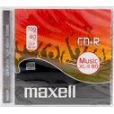 Maxell CD-R 80 Audio Music PRO, Jewelcase, 1 piece (SKU: 515825, MPN: MX624880)