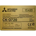 Αναλώσιμα για θερμικούς εκτυπωτές Mitsubishi CK-D720 15x20 cm 2x200 Prints