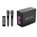 AKAI Bluetooth Party Speaker with 2 Wireless Microphones TWS 80W ABTSW-120