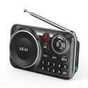 Φορητό Ραδιόφωνο Akai APR-500BK Μαύρο με Bluetooth, USB, TF, REC, έξοδο ακουστικών και οθόνη-2.5W (ΔΕΝ ΛΕΙΤΟΥΡΓΟΥΣΕ Ο ΗΧΟΣ ΜΕ ΤΛΑΙΠΩΡΗΜΕΝΗ ΣΥΣΚΕΥΑΣΙΑ /ΧΩΡΙΣ MANUAL)
