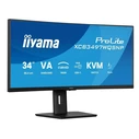 iiyama Monitor ProLite XCB3497WQSNP-B1 34 Inch Curved UWQHD 120Hz USB C Dock KVM