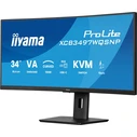 iiyama Monitor ProLite XCB3497WQSNP-B1 34 Inch Curved UWQHD 120Hz USB C Dock KVM