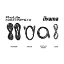 Iiyama XUB3493WQSU-B6 Οθόνη UltraWide 34" IPS 3440x1440 1ms 120Hz USB-C
