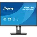 Iiyama ProLite XB2495WSC-B1 24.1" WUXGA (1920x1200) IPS Monitor 16:10 100 Hz 4 ms GTG USB-C HDMI USB Hub Pivot Height-Adjustable VESA Speakers