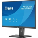 Iiyama ProLite XB2495WSC-B1 24.1" WUXGA (1920x1200) IPS Monitor 16:10 100 Hz 4 ms GTG USB-C HDMI USB Hub Pivot Height-Adjustable VESA Speakers