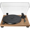 Audio‑Technica AT‑LPW40WN Turntable (Black/Walnut) with Integrated Phono Preamp, Manual Operation