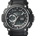 Q&Q Men's Analogue/Digital Quartz Watch 53mm Black Resin Strap GW90J001Y