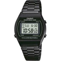 Casio Vintage Edgy Ψηφιακό Ανδρικό Ρολόι 35mm Μπαταρίας με Μαύρο Μεταλλικό Μπρασελέ B-640WB-1A