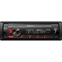 Pioneer MVH‑S420BT 1DIN ραδιόφωνο αυτοκινήτου με RDS, Bluetooth, USB — μισό βάθος εγκατάστασης