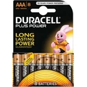 Duracell Plus Αλκαλικές Μπαταρίες AAA 1.5V 8τμχ