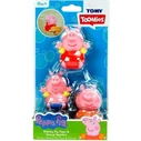 TOMY Toomies Peppa Pig Μπαταρίες Μπάνιου Mummy Pig Peppa George