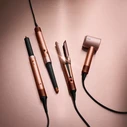 Dyson Airwrap i.d. Straight + Wavy Amber Silk — Πολυ-styler μαλλιών με i.d. Curl™ και Bluetooth®