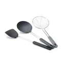 Joseph Joseph Nest Fusion 3 τεμ. Μαύρο Σετ Εργαλείων Wok