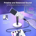 Fifine AM8W Σετ Μικρόφωνο για Studio Λευκό