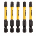 Dewalt Σετ 5 μύτες κατσαβιδιού Torx 50mm Impact DT7398T