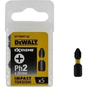 Dewalt 5-piece Screwdriver Bit Set PH2 25mm EXTREME FlexTORQ DT7994T