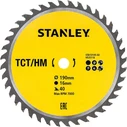 Stanley Δίσκος Κοπής Ξύλου 190mm 40 Δόντια STA13145