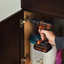 Black & Decker Δραπανοκατσάβιδο Μπαταρίας 18V 1x1.5Ah BDCDC18-QW