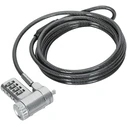 Targus DEFCON Security Cable Lock - Silver - 2 m (Model ASP96RGLX)