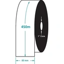 Zebra 5095 Resin Thermal Transfer Ribbon 83mm x 450m - 6 pack (Black) - MPN 05095BK08345
