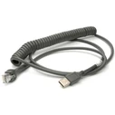 Honeywell Τροφοδοτούμενο USB Καλώδιο - USB (M) - για Honeywell MS1690 Focus, MS3780 Fusion - 2,9 m - MPN 53-53235-N-3