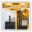 Dewalt 14 Piece HSS Drill Bit Set for Metal DT70727